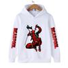 Deadpool Kids Hoodie Print Autumn Winter Boys and Girls Pullover Sweatshirt Cartoon Casual Fashion Student Sweatshirt