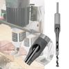 25/64 Inch Hollow Chisel Mortiser Auger High Carbon Steel Mortise Chisel And Bit Set  Carpentry Use