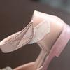 Children Girls Casual Cute Princess Style Pearl Flower Design Fish Mouth Sandals