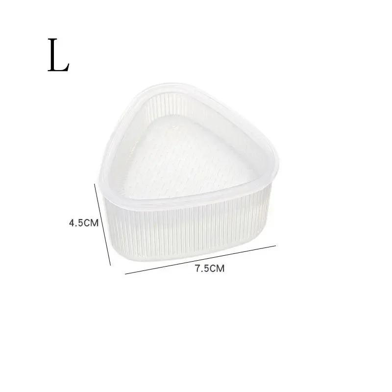 

1/2 шт треугольные пластиковые суши рисовые шарики форма для приготовления онигири набор кухонных гаджетов прозрачные аксессуары для бэнто