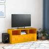 Vidaxl Szafka Pod Telewizor, Musztardowa, 99X39X44 Cm, Stalowa