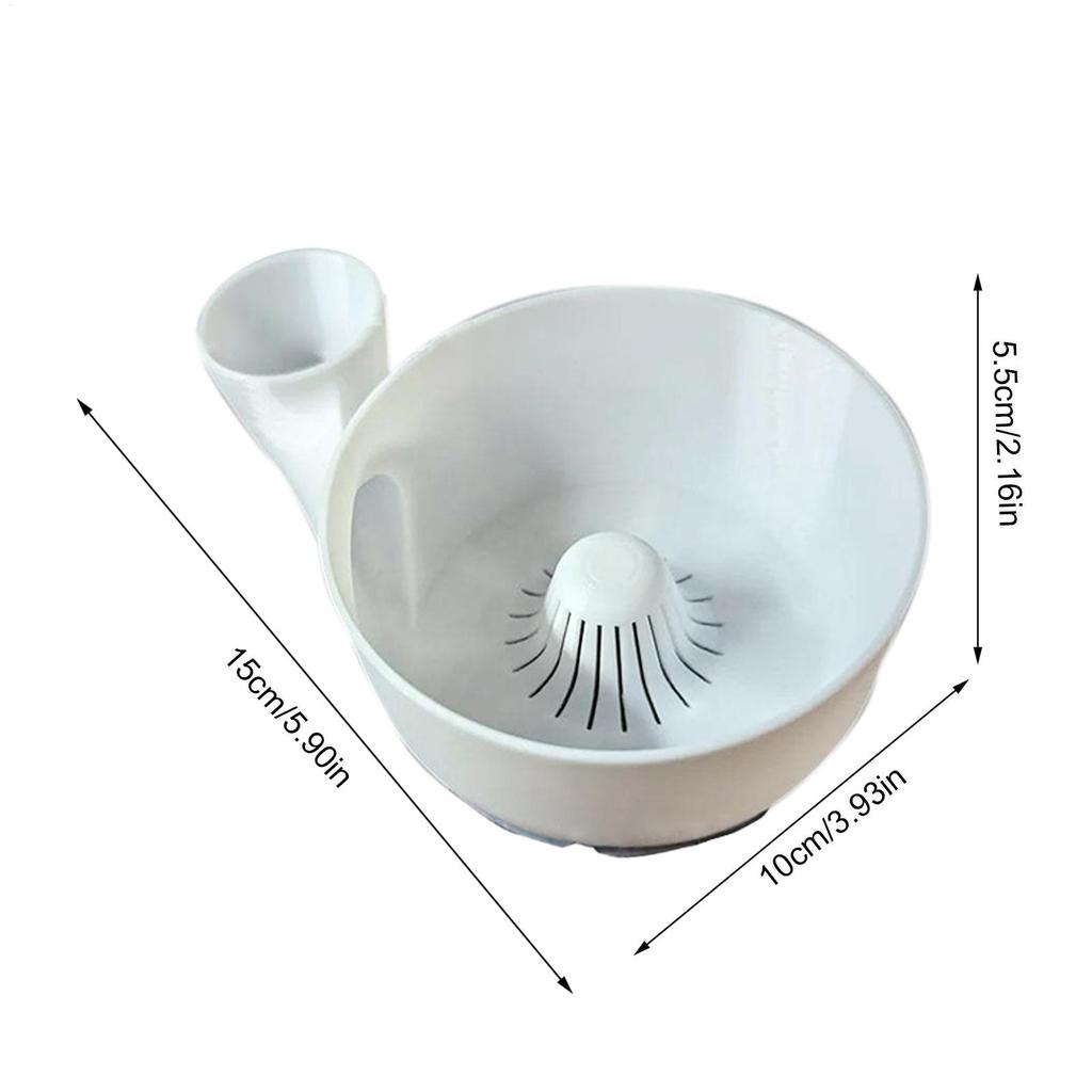 Automatic Fruit Wash Bowl 3D Printing Food Washing Spinner Red Kitchen Fruit Cleaning Tool for Dates Cherries Grapes Blueberries