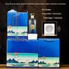 Gradient Baijiu Glass Bottle: 500ml Leak-Proof, Sealed Collectible Wine Container with Gift Box Packaging (Empty).