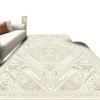 Geometric Ethnic Living Room Carpet Modern Simple Wabi Sabi Style Dirty Resistant And Easy To Clean Carpet Home Decor