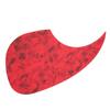 2Pcs Acoustic Guitar Pickguard Folk AntiScratch Guard Plate Replacement for 3841in Celluloid(Red Tortoise Color Water