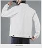 Men's Black Denim Jacket - Casual Workwear for Spring & Autumn
