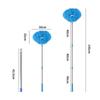 1PC Ceiling Fan Duster Rings Shape Long Handle Dust Removal Brush for Ceiling Walls Top Cleaning Household Clean Dust Brush