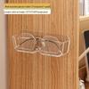 Wall-Mounted Punch-Free Eyeglass Display & Storage Box for Myopia and Sunglasses