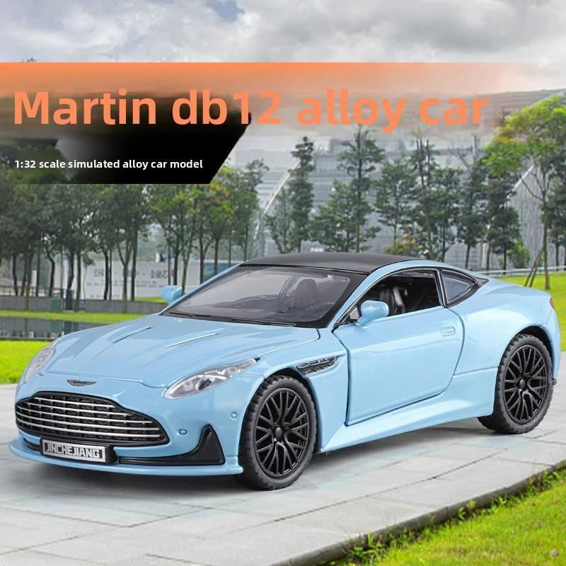 Aston Martin Db12 Diecast Car Model With Lights And Sound For Kids Playroom