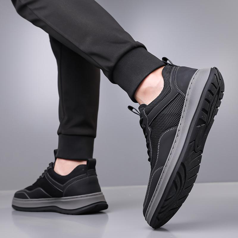 Fashion Non-Slip Comfortable Outdoor Shoes Men's Mesh Running Shoes Lightweight All-match Sneakers Casual Fashion Tennis Walking Flats
