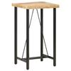 VidaXL Bar Table 60x60x107 Cm Raw Mango Wood