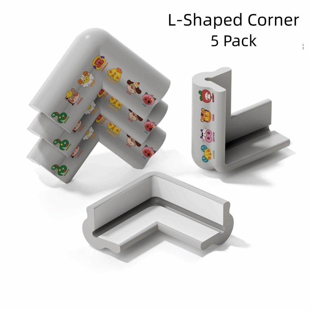 L Shape Desk Edge Guard Strip Soft Cushion Corner Guard Durable Safety Bumper Strip Bedside