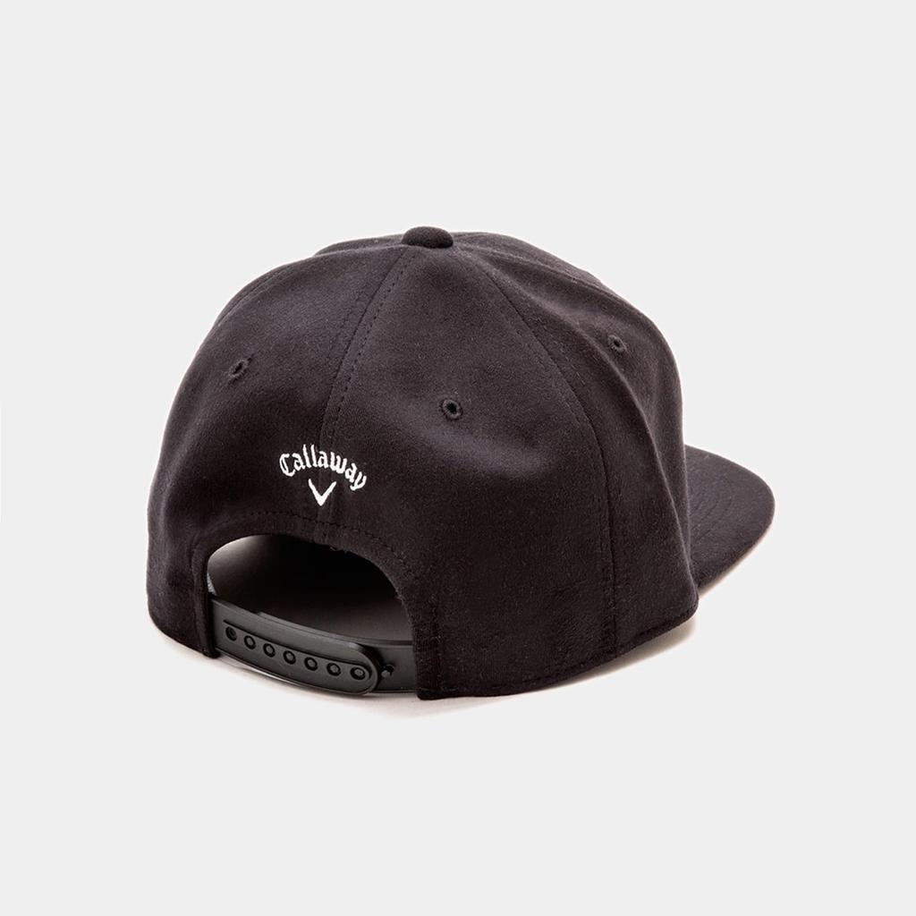 [Callaway] Women's Flat Cap (Logo Print Pattern, Size Adjustable)  Golf Hat  C23291208 1010Black FR