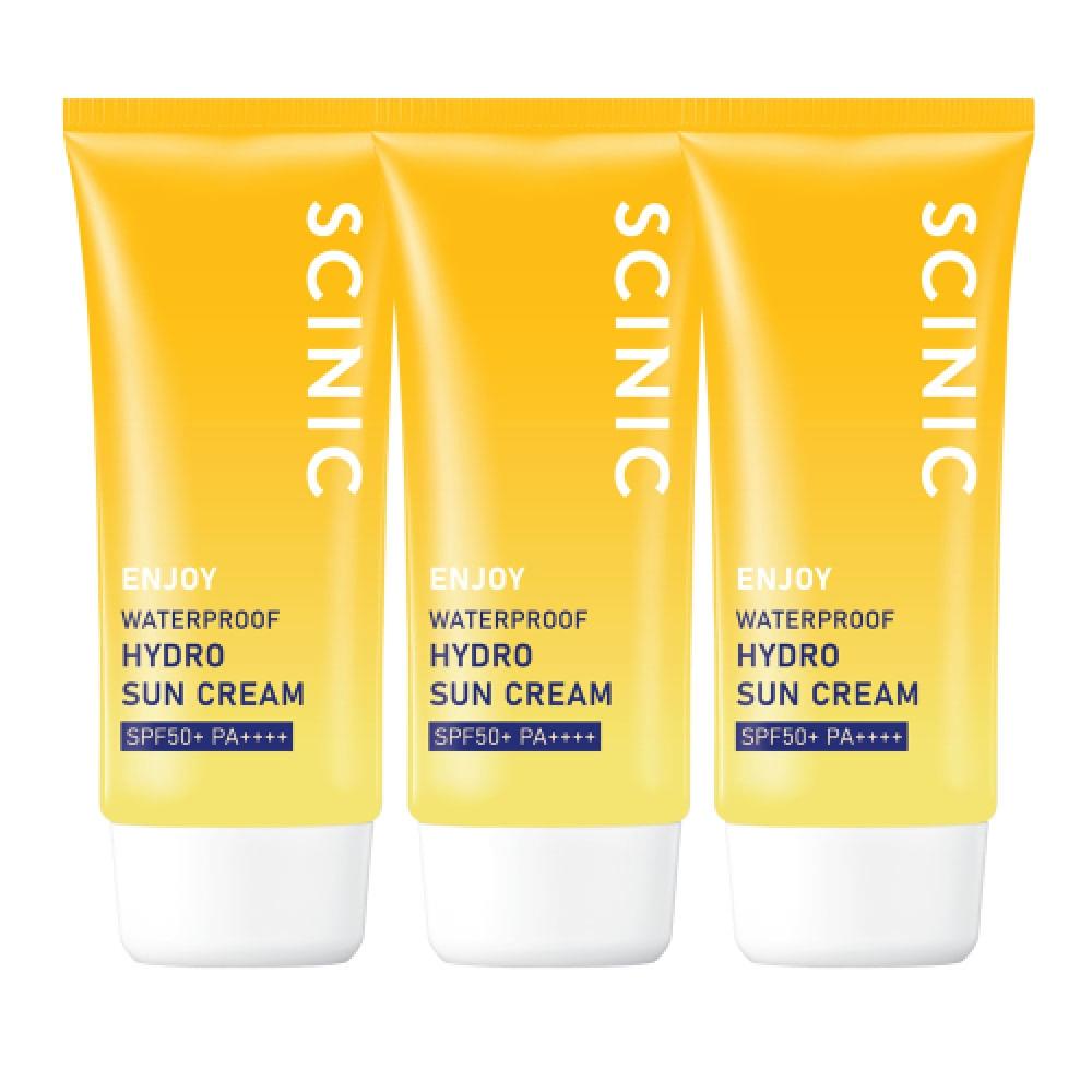 Scinic Enjoy Waterproof Moisturizing Sunscreen 80ml 3 Pack