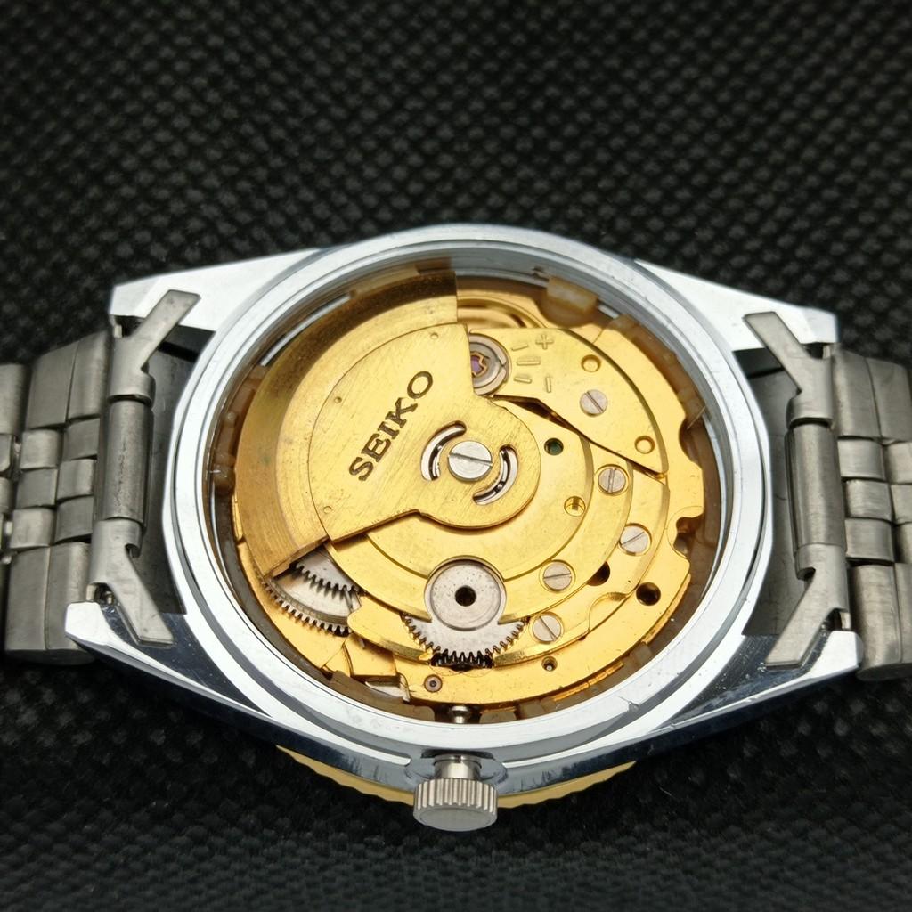 USED SEIKO 5 AUTOMATIC JAPAN MENS RARE GOLDEN MOVEMENT WATCH 575b-a305109-2 SKU575b-a305109