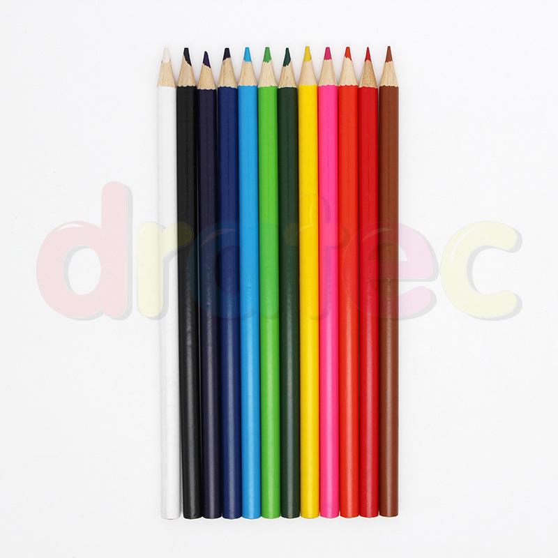 In Stock: 12-Color Oil-Based Colored Pencil Set for Kids & Students - Ideal for Sketching, Doodling & Hand-Painted Art