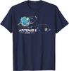Artemis 2 Route Map SLS Rocket 2026 To The Moon and Beyond Unisex T-Shirt