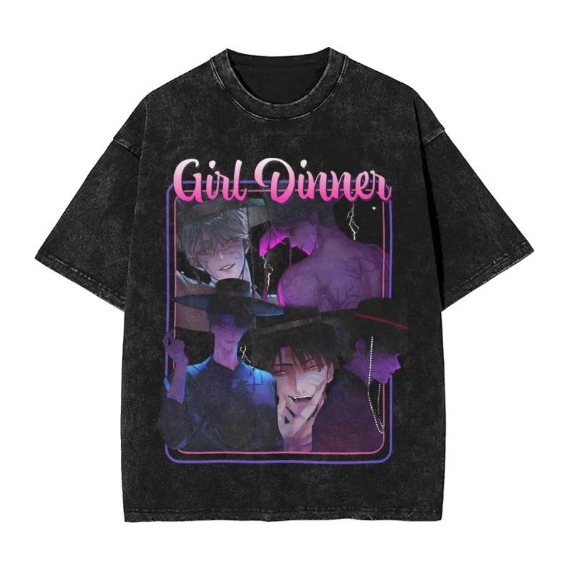 Fashion Women T-Shirt Men Jinu Girls Dinner Kpop Saja Boys art T Shirts S