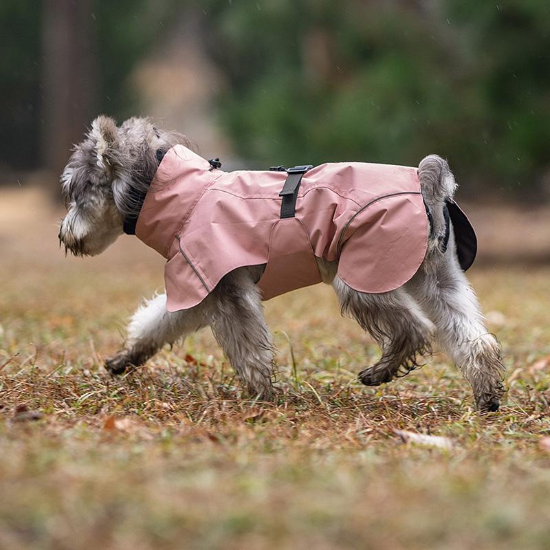 Pet Dog Waterproof Raincoat Outdoor Small Medium Size Dog Universal Teddy Bichon Puppy Clothes Pet Apparel Casual Raincoat