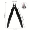 Mini Flush Side Snips - 1/2Pcs Electrical Wire Cable Cutter, Metal Nose Cutting Pliers Convenient Tool