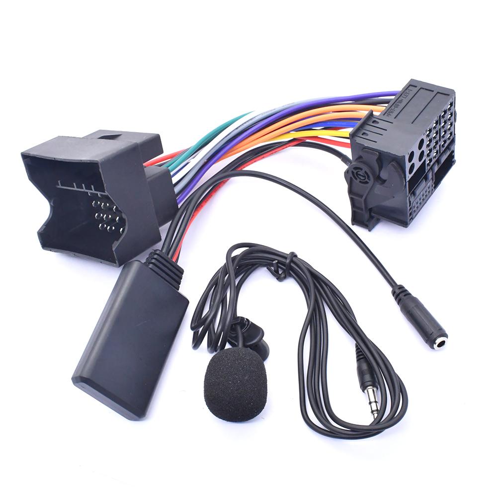 Bluetooth 5.0 Module Phone Call Handfree AUX IN Cable Adapter with Microphone Kit for BMW E64 E60 E66 E80 E81 E82 E90 MA2266 Bluetooth MIC
