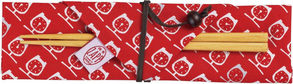 Masakazu Chopsticks and Chopstick Case ZAPP 18cm 6x19cm Chopstick Japanese Modern Made In Japan Set, Scale, Red, Chopsticks, Case, Style,