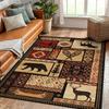 Classic Retro American Beast Carpet Living Room Decoration Mat Anti Slip and Wear Resistant Easy To Clean Style Rug Creativity