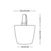 Large Capacity Cartoon Coffee Cat Bucket Bag Korean Style Lunch Bag Mummy Bag  Storage Bag