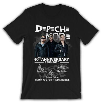 New 40 Years Of Depeche Mode 1980 2020 T-Shirt Gildan Men Women T SHIRT S-5XL