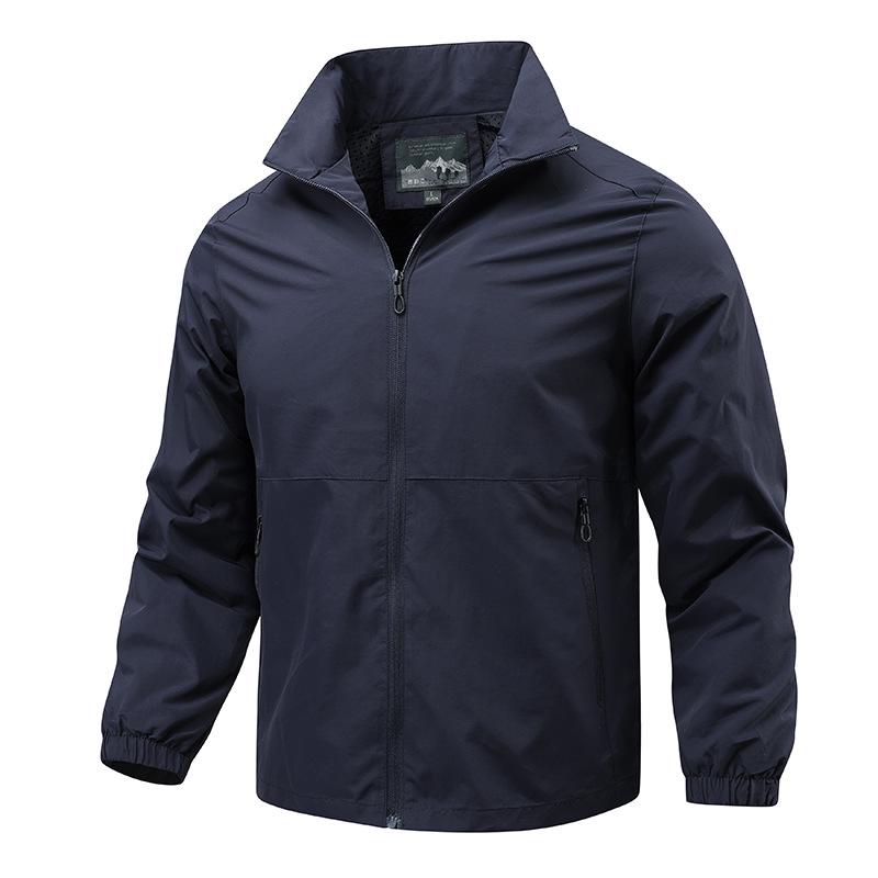 Men's Outdoor Series Plus Size Windbreaker Jacket for Spring & Autumn