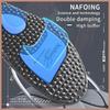Sole Shock Absorption Deodorant Breathable Cushion Sport Insoles for Running Shoes, Men Women Massage Care Pads, Comfort Supp