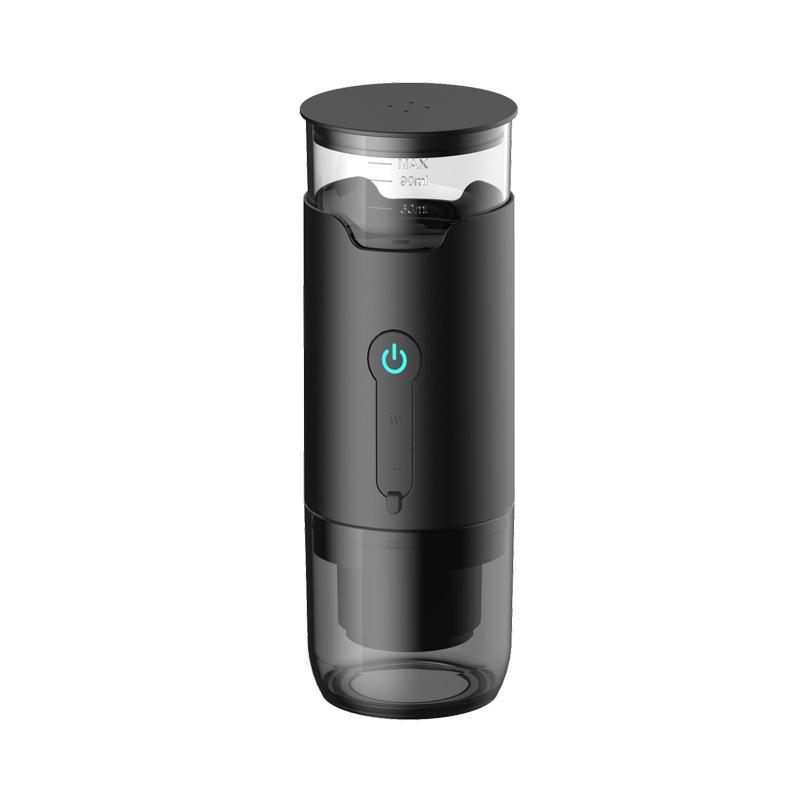 

Compact Automatic Espresso Capsule Travel Coffee Maker American Standard (USB Charging) чорний
