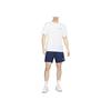 Nike Solid Color Fashion Comfortable Round Neck Casual Pullover Sports Short Sleeve T-Shirt With Drop Shoulder Men Tops White FV3752-100