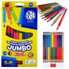 Double-sided Pencil Crayons 24 Colors 12 Pcs Jumbo