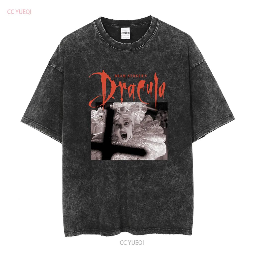 NEW LISTING Bram Stokers Dracula Movie Cotton Black T shirt S 3XL VN2613 vintage Washed Stretched Unisex streetwear homme