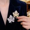 Vintage Sequin Leaf Brooch Trendy Jewelry Maple Leaf Pin  Clothing Jewelry