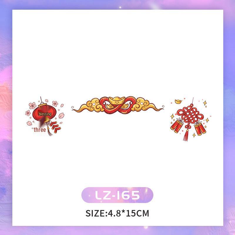 

Girls New Year s Eve Heart Blush Face Stickers - Cute Temporary Tattoos Multiple Specifications