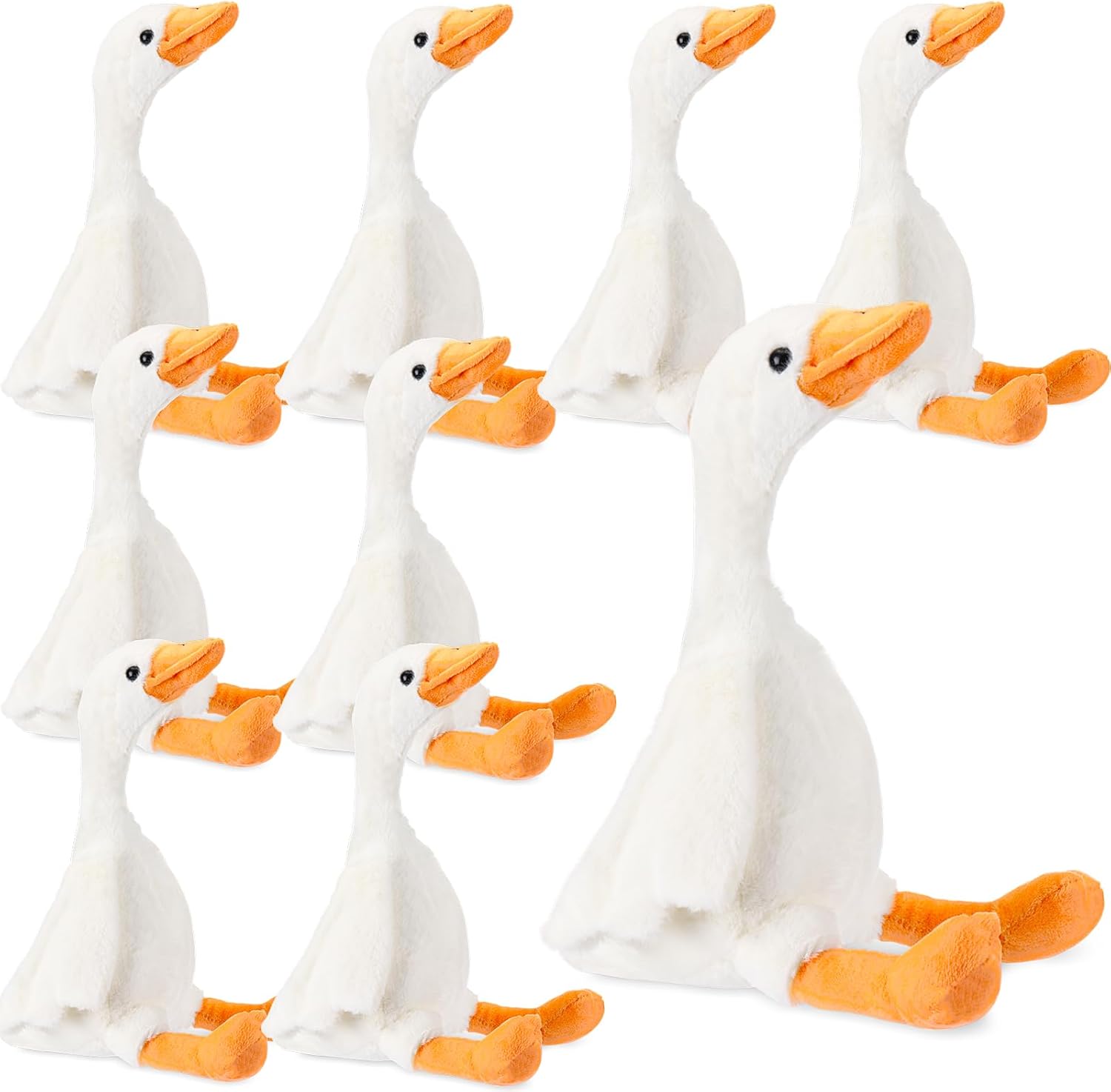 6/1S Eine alberne Gans Partygeschenke Stofftier Plüschtier Babyparty Geburtstagsfeier Geschenke (Für dich:25CM) 10PCS