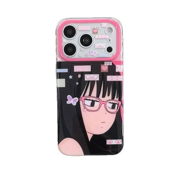 Japanese Anime Glasses Kuro Numa Sawako Phone Case for iPhone 17/16 Pro Max/15/14 - New Model