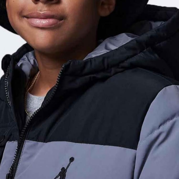 Jordan Warm Outdoor Casual Sports Jacket Kids Jacket Gray FV5800-084