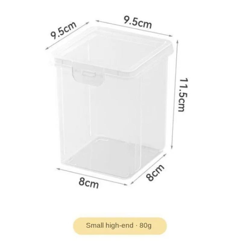 Getrocknete Obst Salat Platte Snack Gerichte Transparent Quadrat Dessert Glas Gericht Gitter Lebensmittel Lagerung Konservierte Tablett Box Deckel Schüssel Geschirr