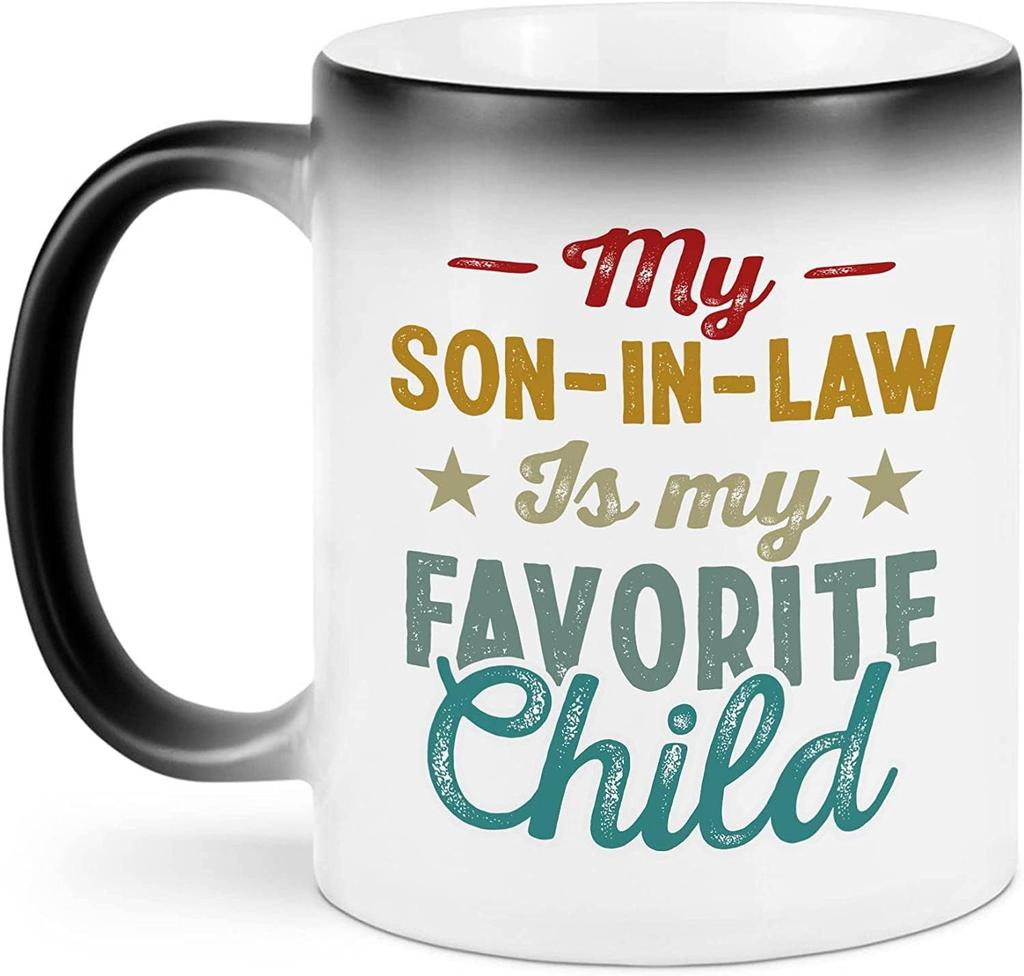 Daughter Daughter Son Ceramic Color Changing Mug Coffee Mug Tea Mug Son In Law Child