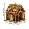 Pearl Bead Wooden House Craft Kit Wooden House DIY Pearl Bead Craft Set  Christmas Decoration