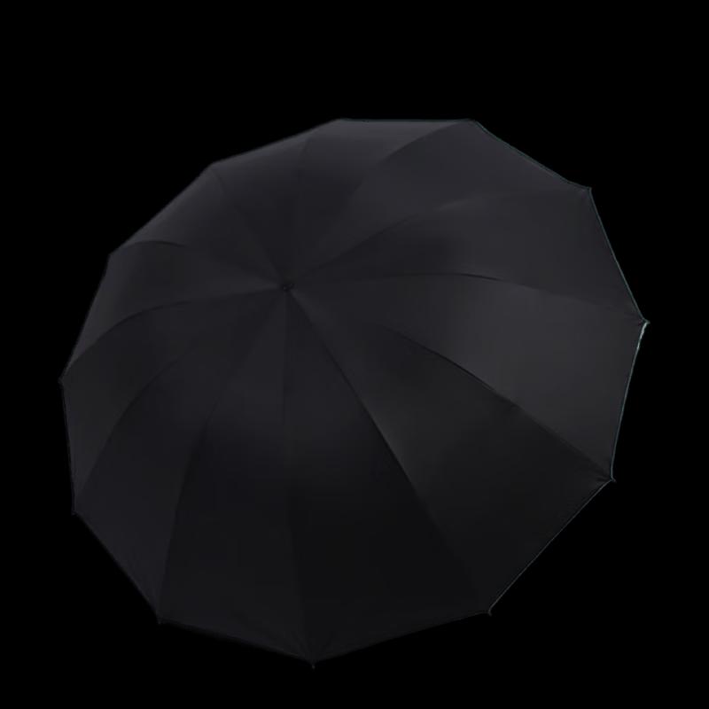 Large Manual 12-Rib Sun/Rain Umbrella