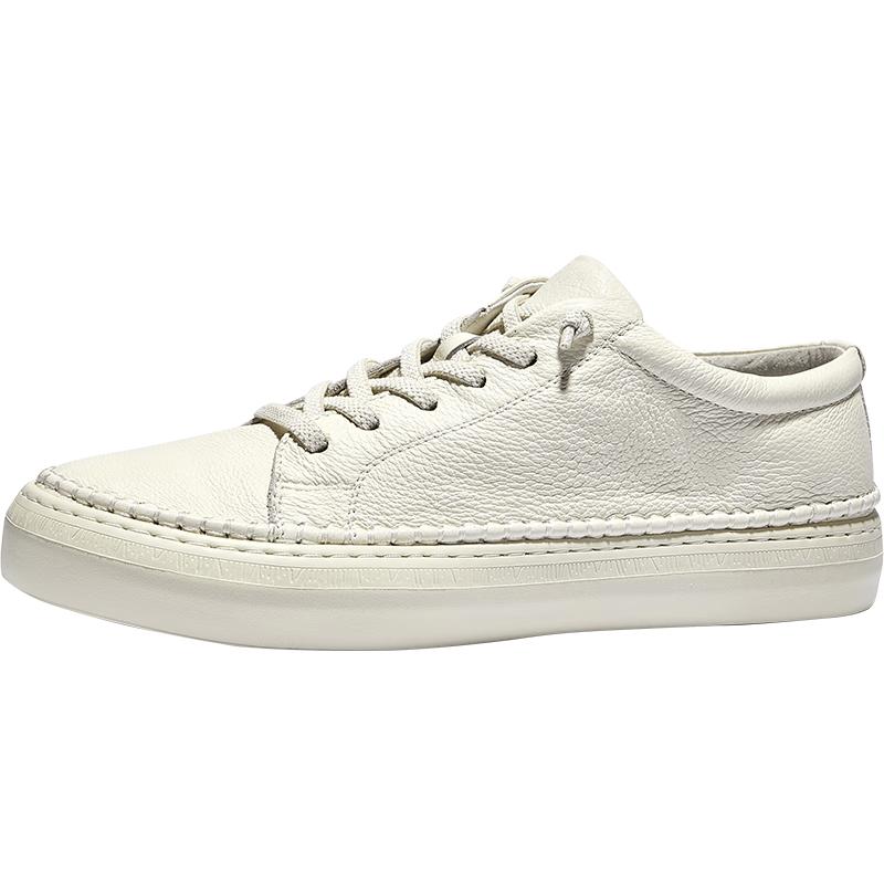 HAUT TON Men s First-Layer Cowhide Casual Sneakers 43
