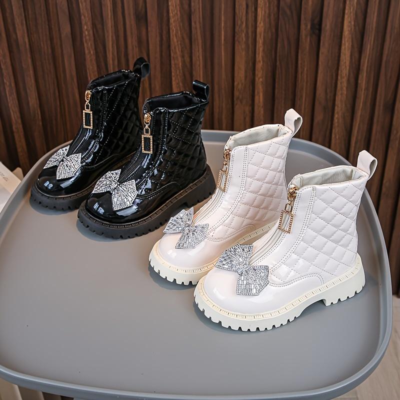 Ghete de gleznă respirabile de prințesă pentru fete, pentru spectacole, vibrație British Academy, toamnă-iarnă