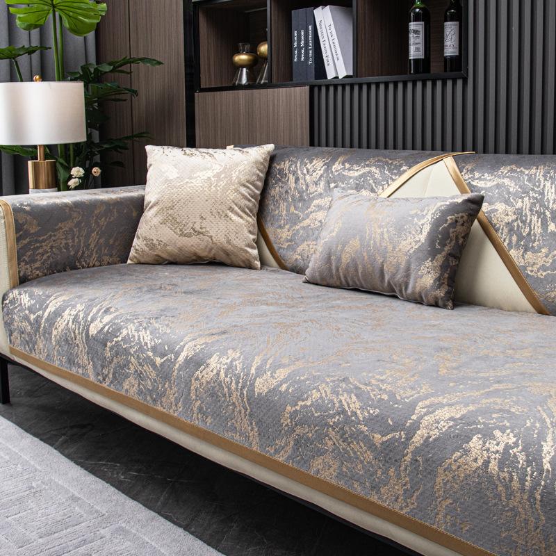 

Подушка для дивана, бронзирование, подушка для сиденья в персидском стиле, простое европейское полотенце для дивана, чехол для защиты мебели, подходит для спальни и гостиной 90*160cm