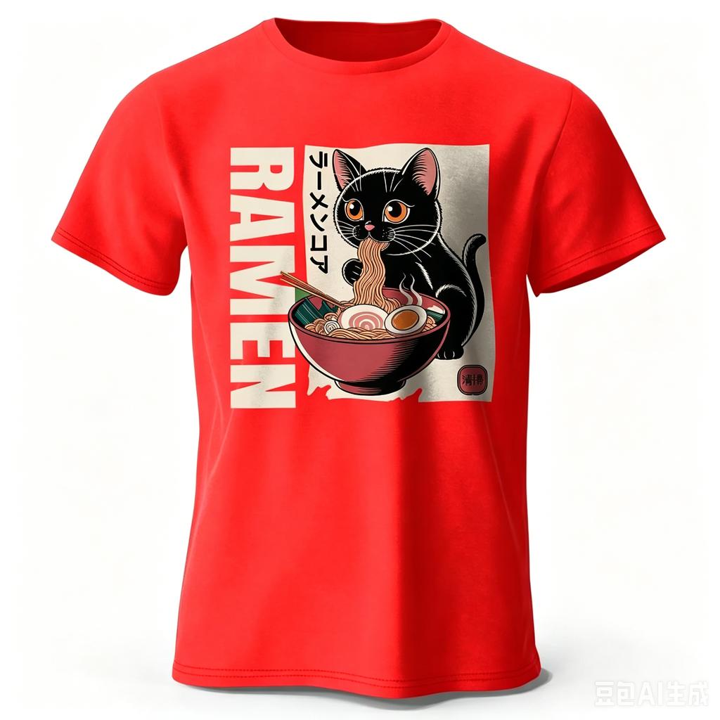 Unisexs Raunisex Printed Tshirt Cotton Oversized Japanese Graphic Tees For Unisex Summer Tops Noodle Streetwear