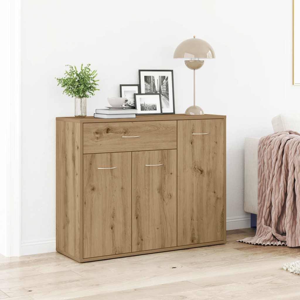 Kommode Artisan Eiche 88x30x70 cm Leimholz