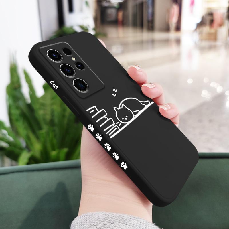 Hardworking Cats Phone Case For Samsung Galaxy S25 FE S24 S23 S22 S21 S20 S10 Ultra Plus Note 20 Ultra 10 9 Plus Cover